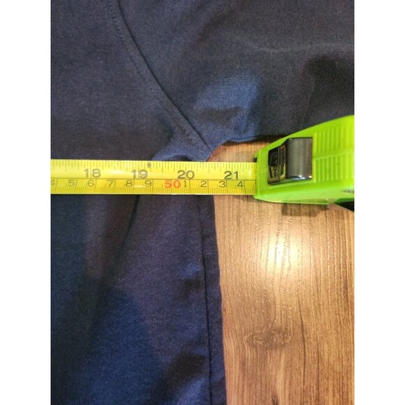 Wayne Gretzky Sweater Full Zip Vest Medium Marine Blue Long Sleeve - Picture 8 of 10